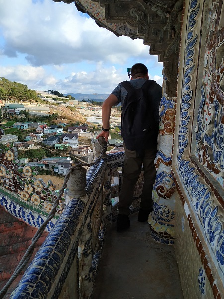 A temple balcony